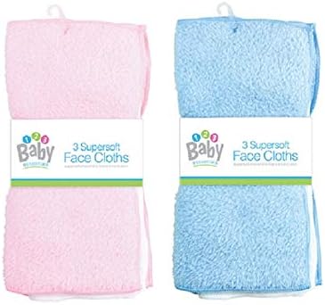 The Home Fusion Company 3 Опаковки Суперсофт Бебешки Кърпички За миене на Съдове, Кърпа За Вана Хранене Душата Фланелевая Салфетка