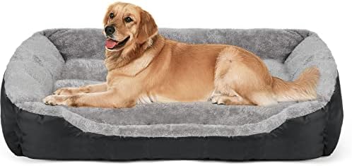 Легло за куче, Легло за Кучета за Големи Средни Кучета, Правоъгълна Моющаяся Легло за Кучета, Удобни и Дишащи Голямо Легло За Куче,