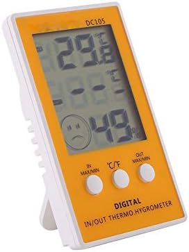 WODMB Термометър Вътрешен Външен LCD Дигитален Термометър за Измерване на Влажност, Температура, Влагомер за метеорологични станции