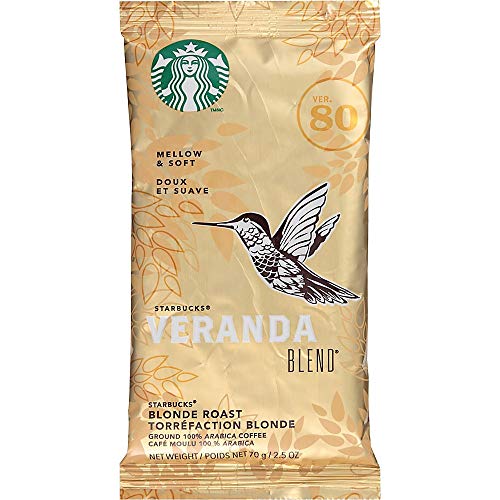 Starbucks SBK11020676 Мляно кафе премиум-клас светла печене, на 2,5 грама (опаковка от 18 броя) Опаковка може да се различава