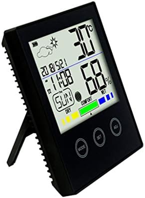 WDBBY Стаен Термометър Дигитален Термометър Ниво на комфорт в помещението и Влагомер Дигитален Влагомер Стаен Термометър, Сензор