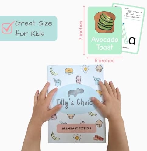 Tilly's Choice - Издание за закуска Щастливо време на хранене, Благодарение на избор | Карти за Придирчиви Консуматори за деца 2-4