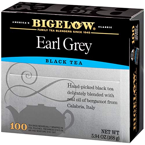Черен Чай Bigelow Earl Grey В пакетчета, 100 Грама Черен Чай с кофеин