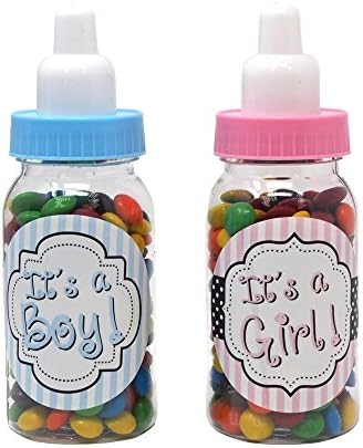 Пластмасови шишета за бебешка мляко Homeford, 4-1/ 2 инча, 8 броя (Син - въже за дрехи за момчета)