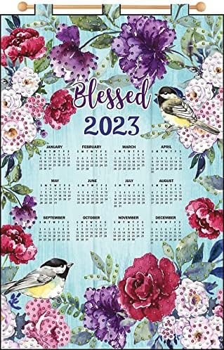 Набор от Календари за Дизайнерски произведения Crafts 2023 С Пайети, Blessed
