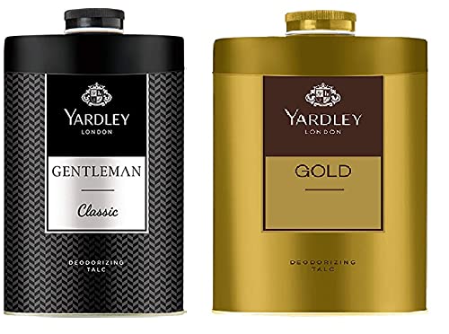Yardley London Gold Дезодорирующий с талк талк на прах Господин за мъже 250 гр опаковка от 2 бр.