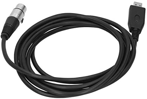 01 02 015 USB Конектор към XLR кабел с микрофон, Щепсела и да играе Удобно използване на Екранирани кабели за кабела на микрофона