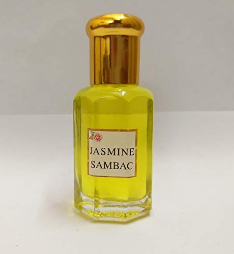 Жасмин Концентриран Парфюмерное Масло от Жасмин Sambac Attar - Ittar 10 мл С аромат на жасмин и Прекрасен цветен аромат