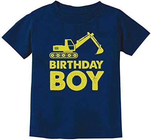 Тениска за Момче на Рожден Ден, Строителна Парти за Трактори, Детска Тениска за Деца и Младежи За Момчета