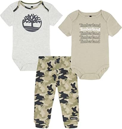 Комплект Боди и панталон Timberland за новородени момчета от 3 теми