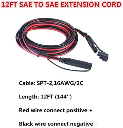 Удлинительный кабел SAE 25 Фута - Удължител от SAE До SAE 12 В 24 В Быстроразъемный Съединители dc Свързващ Кабел 16 Калибър за