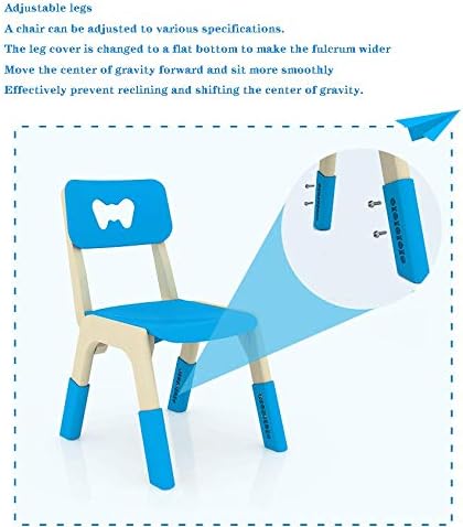 LIUYUNQI 1 Маса и 6 стола, Маса за детска градина и комплект столове Могат да се повиши Детски маса Домакински Прост Детски маса