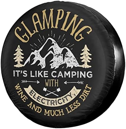 Калъф за резервна гума Foruidea Glamping Camping Прахоустойчив Калъф За Джанти гуми, Подходящи За ремаркета, АВТОБУСИ, ванове и