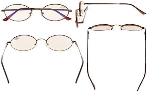 CessBlu Компютърни Очила За Четене Женски Мъжки Гъвкави Овални Четци Анти-Сините Лъчи