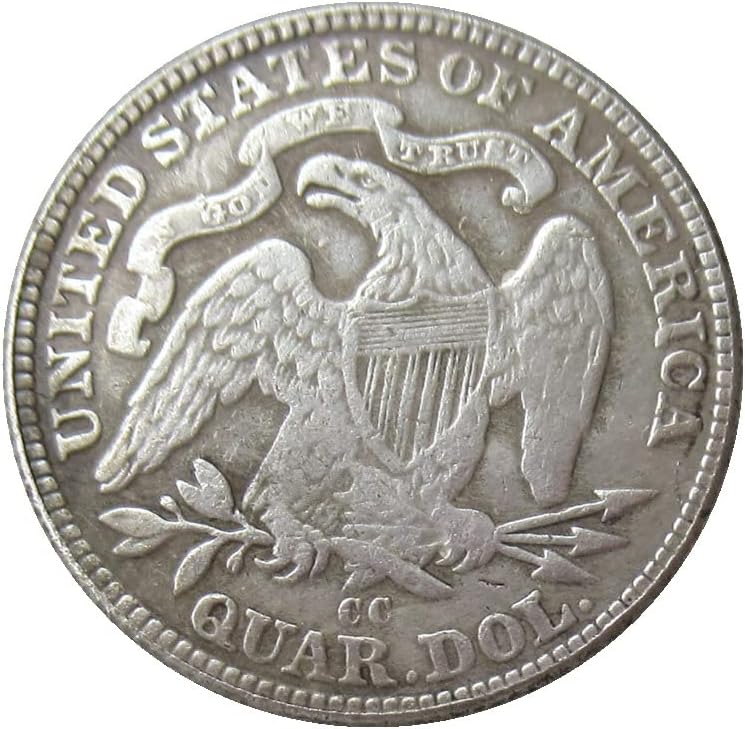 25 на Сто Флаг на САЩ 1876 Г., сребърно покритие Копие на Възпоменателни монети
