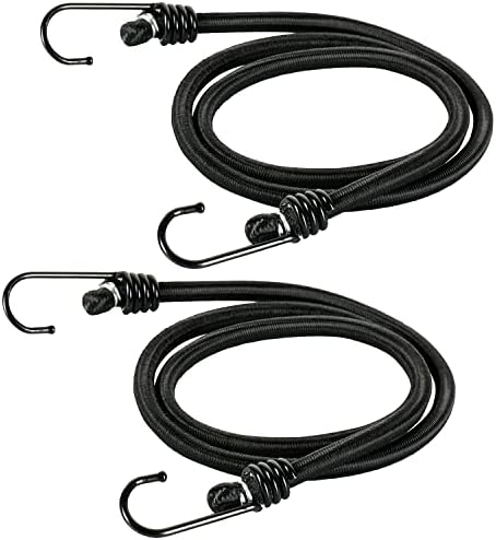 Бънджи кабел M-Так 40 инча, със здрави метални куки, комплект от 2