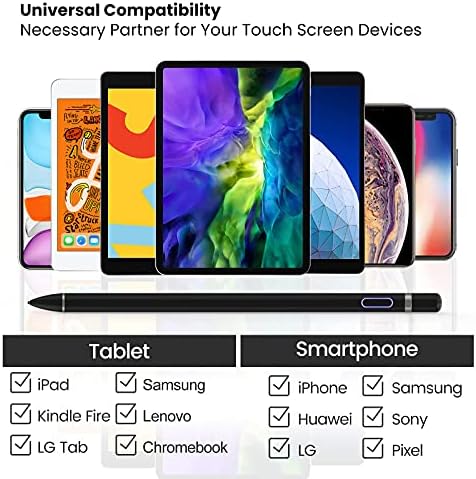 Stylus писалка за сензорни екрани, Карандашные stylus писалка, Съвместими с iPad поколение Air Pro Mini iPhone, Android и Kindle