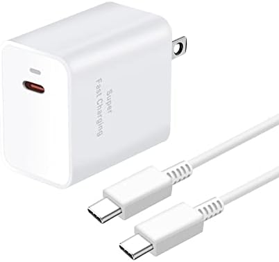 Зарядно устройство, USB C, мощност 45 W, бързо зарядно устройство PD3.0 за MacBook Air 13/12 см, iPad Pro 12,9 поколение 5/4/3 (2021/2020/2018),