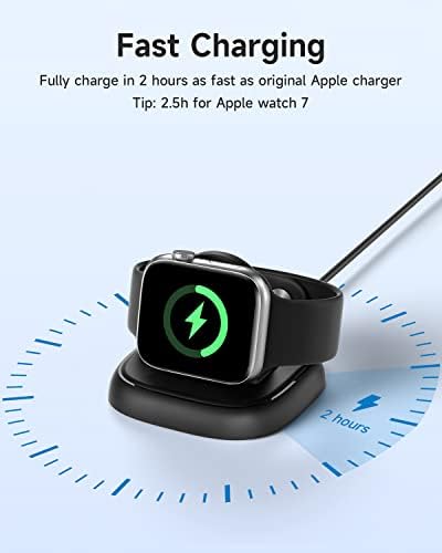 Ново Преносимо Зарядно за Apple Watch, Бързо Зареждане, Магнитно Безжично Зарядно за Apple Watch Серия 7 SE 6 5 4 3 2 1