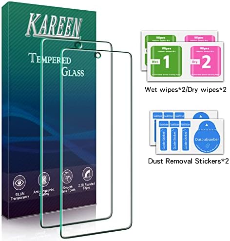 KAREEN [2] Защитно стъкло за Samsung Galaxy A52, A52 5G, A52S 5G от закалено стъкло, не се драска, без мехурчета, подходяща за своята