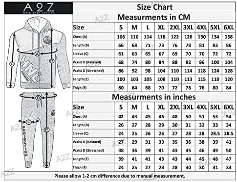 A2Z Мъжки Спортен костюм С Модерен Принтом HNL, мек вълнен плат Топ с Контрастиращи Панели И качулка с Цип, Спортни Панталони за