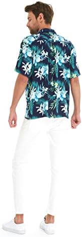 Подходяща Двойка Хавайска риза Luau или Рокля-пеперуда в цвят Orchid Breeze