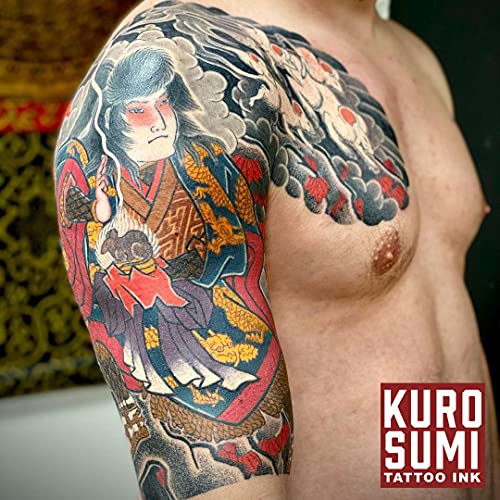 Kuro Sumi Kin-Cha Тонален крем за кожа, подходящи за вегани, Професионални мастила 1,5 мл