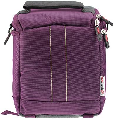 Защитен калъф за носене на преносим проектор Navitech Purple и Пътна чанта, Съвместими с Philips Screeneo S2
